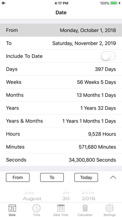 Date and Time Calculator screenshot 3