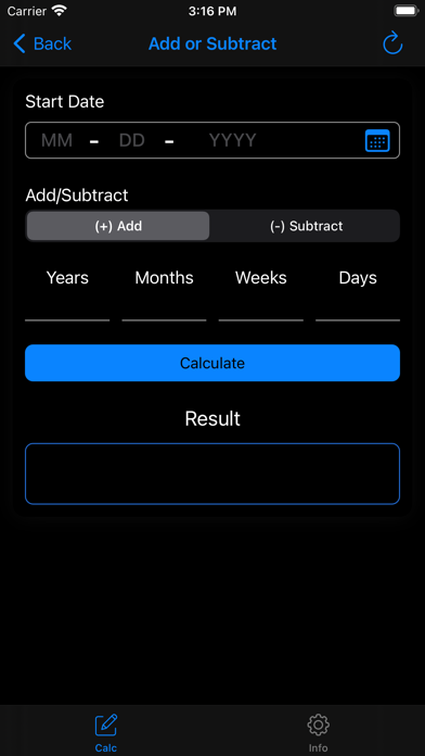 Date Calculator, Days Calc screenshot 1