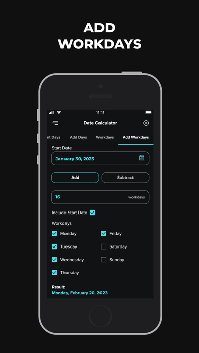 Date & Time Calculator App screenshot 3