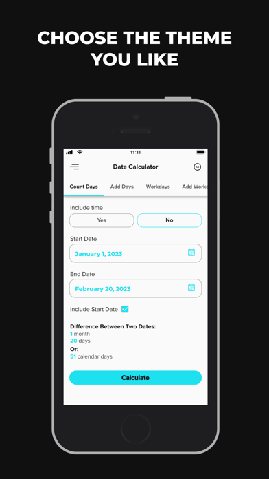 Date & Time Calculator App screenshot 1