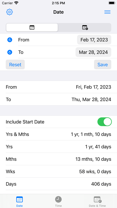 Date & Time Calculator Counter screenshot 3