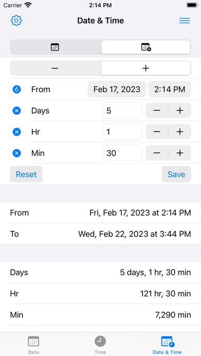 Date & Time Calculator Counter screenshot 4