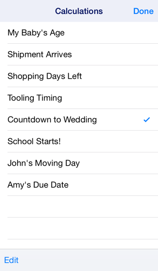 Date Wheel date calculator screenshot 1