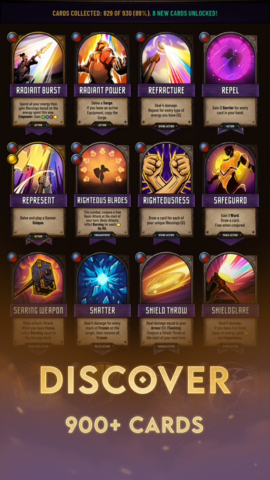 Dawncaster: Deckbuilding RPG screenshot 1