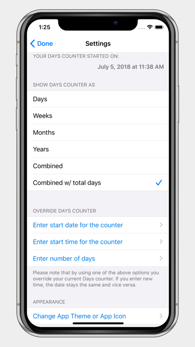 Days - Sobriety Counter screenshot 1