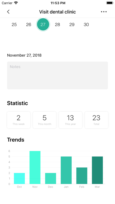 DayStamp - Habit Tracker screenshot 2