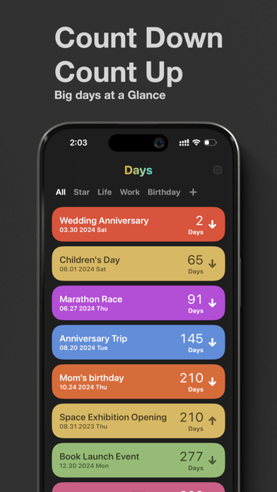 DaysTill - Countdown & Countup screenshot 3