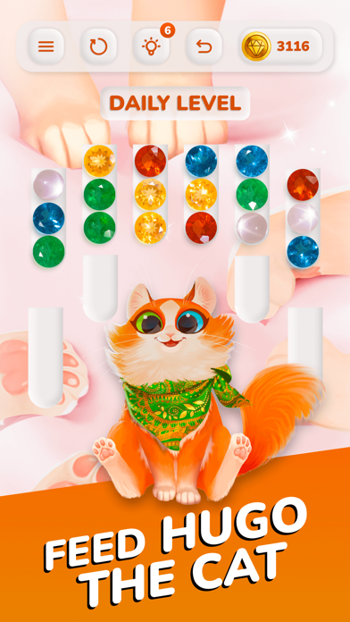 Dazzly Sort: Diamond Puzzle screenshot 2