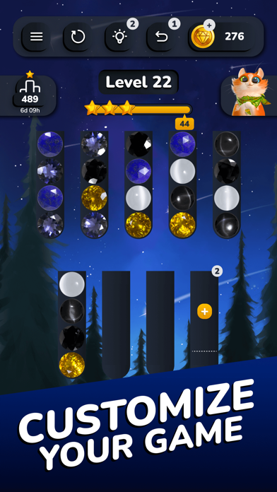 Dazzly Sort: Diamond Puzzle screenshot 1