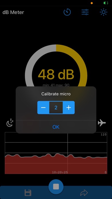 dBMeter - Decibelmeter screenshot 2