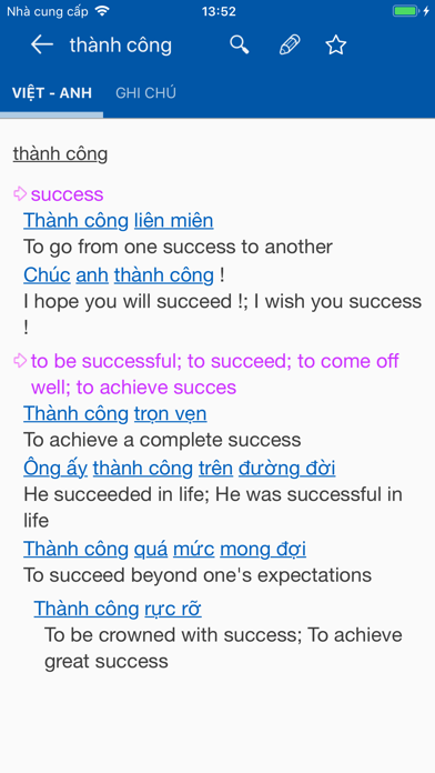 Dịch Tiếng Anh TFlat screenshot 1