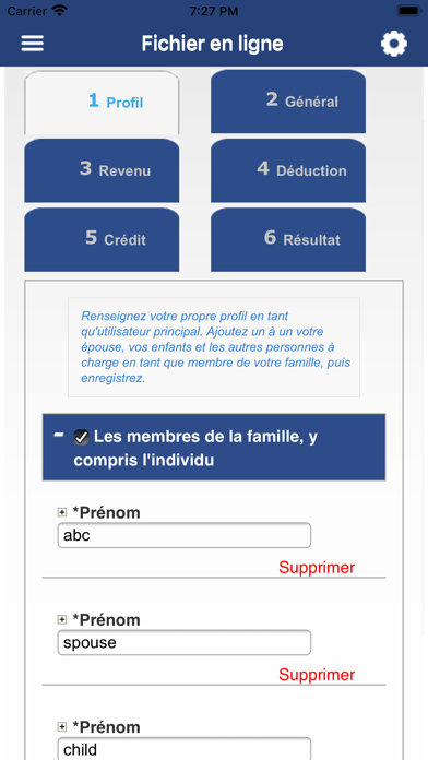 Déclaration d'impôt du Québec screenshot 4