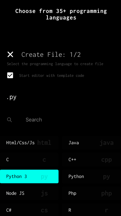 Dcoder, code compiler IDE screenshot 6