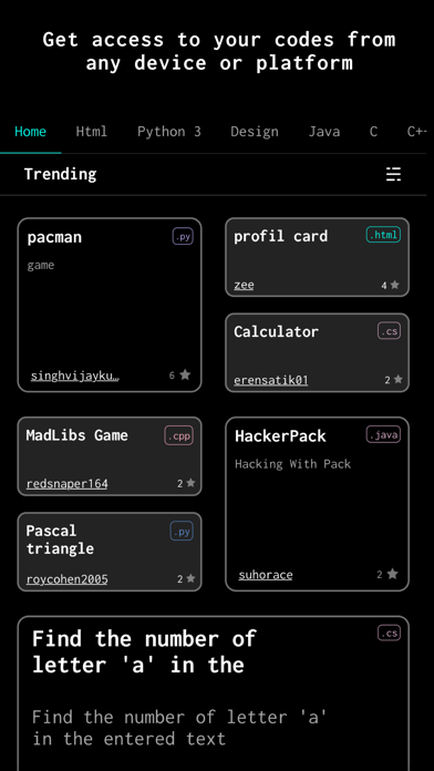 Dcoder, code compiler IDE screenshot 4