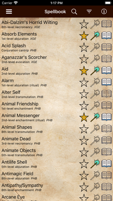 D&D Spellbook 5e screenshot 10
