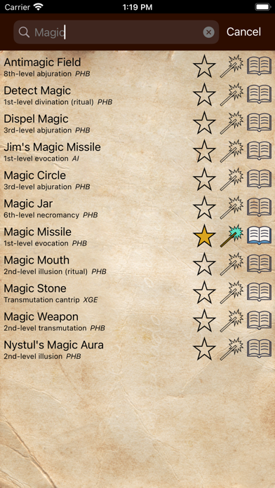 D&D Spellbook 5e screenshot 3
