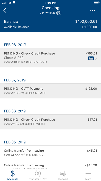 Dean Bank - Mobile Banking screenshot 2