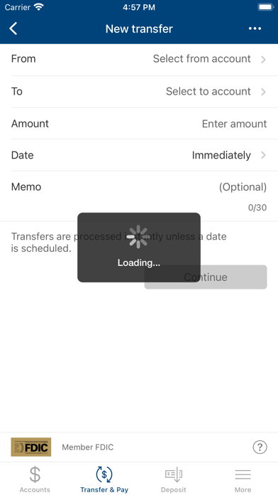 Dean Bank - Mobile Banking screenshot 1