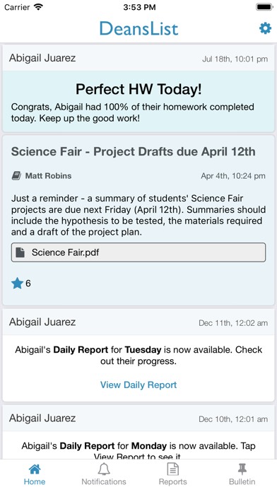 DeansList for Families screenshot 5
