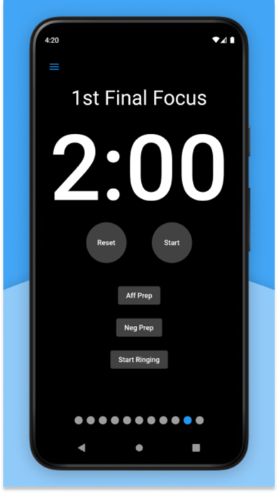 Debate Timer Pro screenshot 1