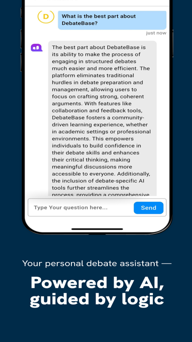DebateBase screenshot 1