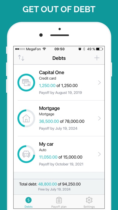 Debt Free Box: Snowball Payoff screenshot 5