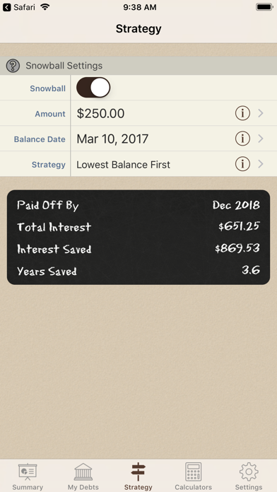Debt Manager screenshot 3