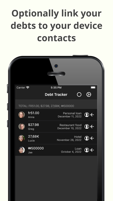 Debt Tracker - Debt payoff screenshot 2