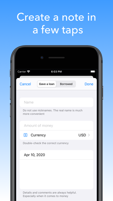 Debt Tracker - Debts screenshot 4