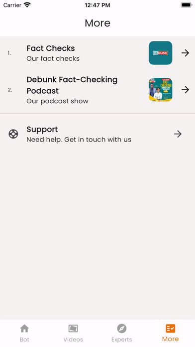 Debunk: Info Verifier screenshot 1