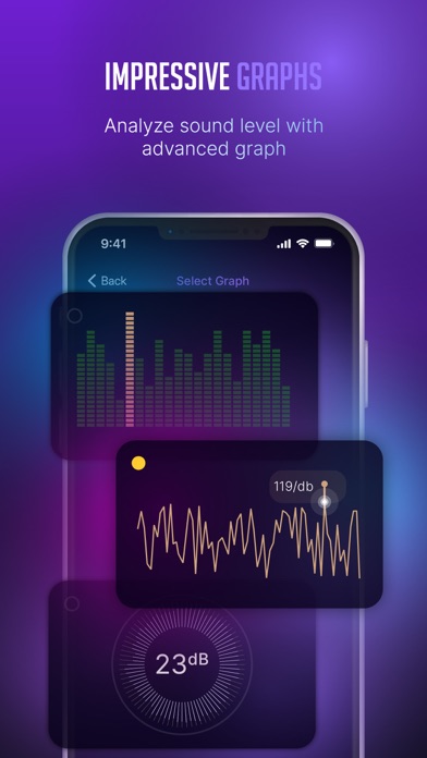 Decibel : dB Noise Level Meter screenshot 1