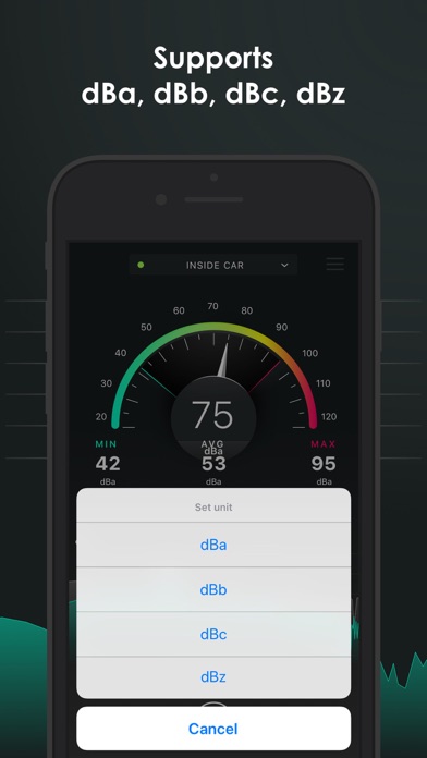 Decibel - sound level meter screenshot 1