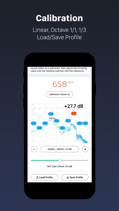Decibel X:dB Sound Level Meter screenshot 3