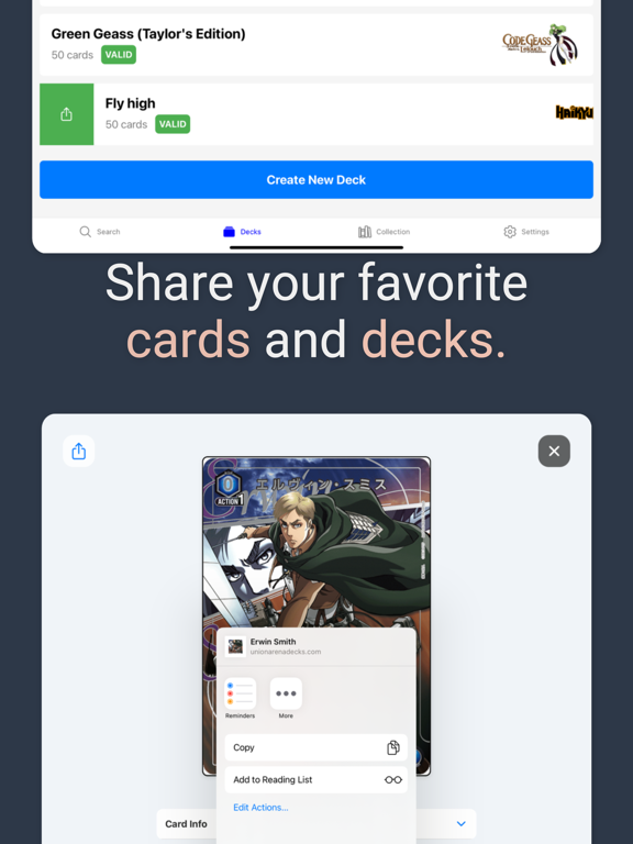 Deck Builder for Union Arena screenshot 2