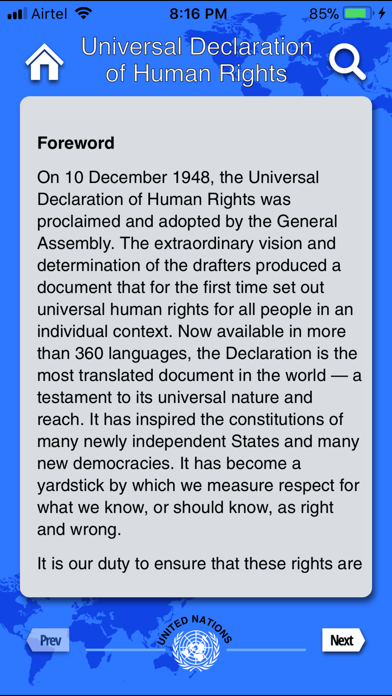 Declaration of Human Rights screenshot 3