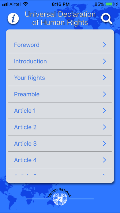 Declaration of Human Rights screenshot 4