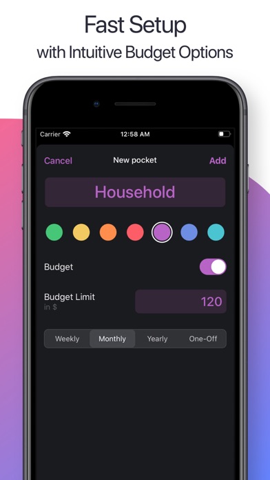 Deep Pockets: Budget Manager screenshot 3