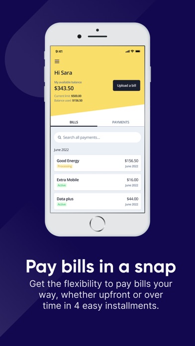 Deferit: Pay bills in 4 screenshot 4