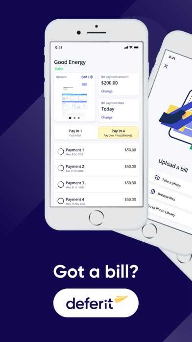 Deferit: Pay bills in 4 screenshot 6