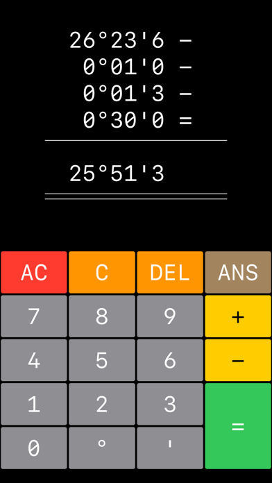 Degree Calculator screenshot 1