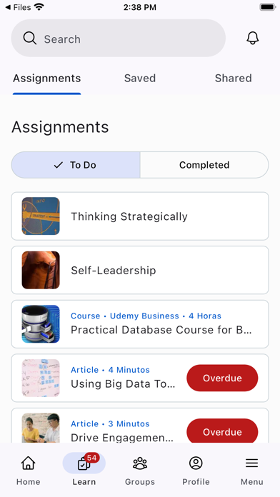 Degreed screenshot 2