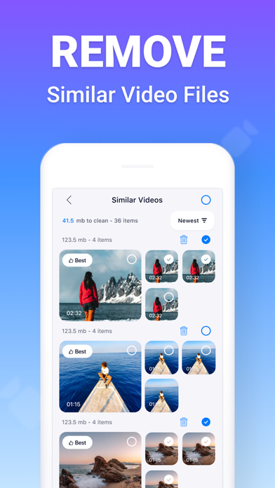 Delete duplicate photos - Wipe screenshot 1