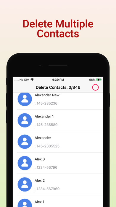 delete multiple contacts + screenshot 3