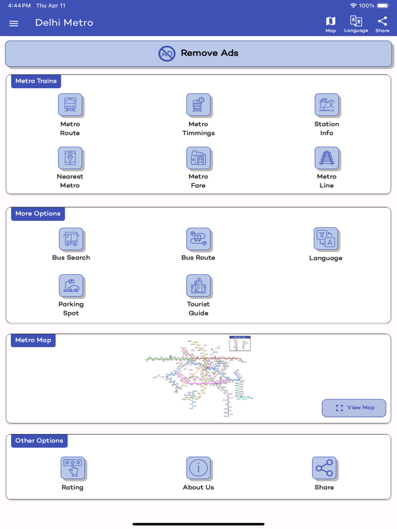 Delhi Metro Route Map and Fare screenshot 9