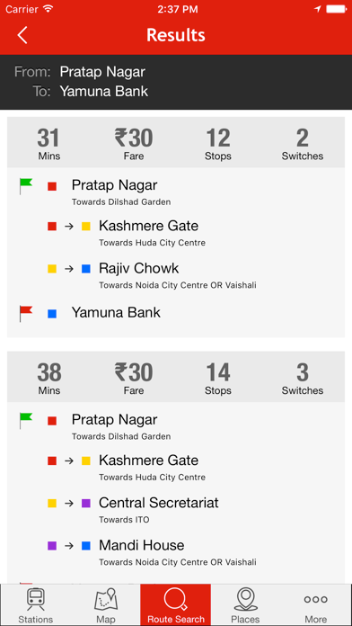 Delhi-NCR Metro screenshot 3