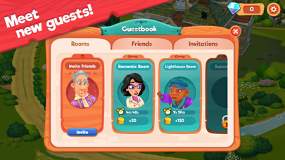 Delicious B&B: Decor & Match 3 screenshot 1