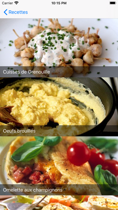 Delicious French recipes screenshot 3