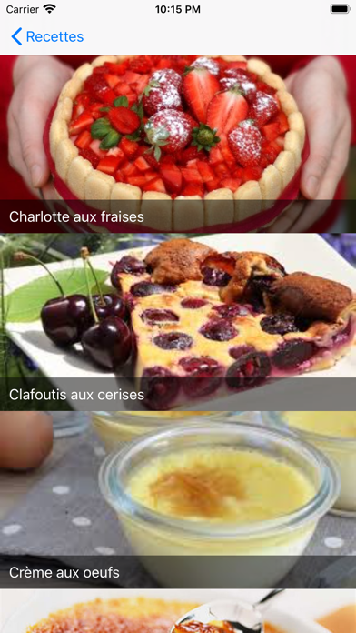 Delicious French recipes screenshot 2