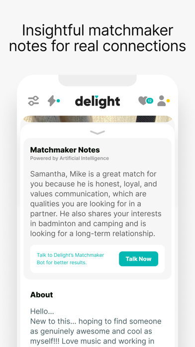 Delight: Dating & Relationship screenshot 4
