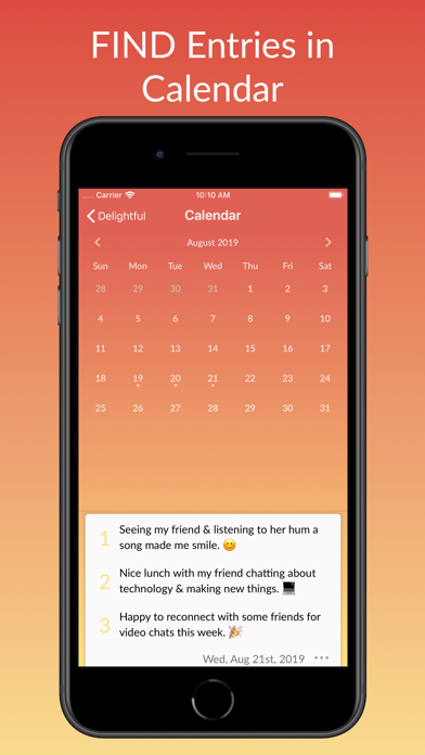 Delightful: Gratitude Journal screenshot 2